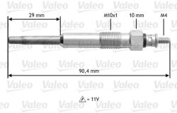VALEO Bujie incandescenta VALEO 345101 (345101)