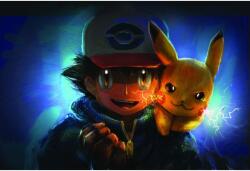  Pokemon Poszter Ash And Pikachu Artwork, 61x90cm, Többszínű (poster22-7777777777777785360)