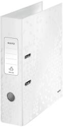 Leitz Iratrendező, 80 mm, A4, karton, LEITZ "180 Wow", fehér (LZ10050001)