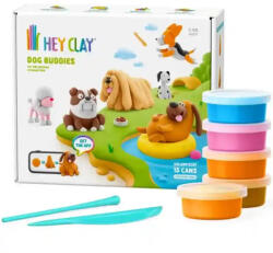 HEY CLAY - "Kutyusok" színes gyurma készlet (HCL15030CEE15) - morzsajatekbolt