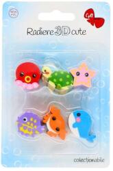 Gift Design 6 gyűjthető 3D radírból álló készlet (GDRADCUTEMAM)