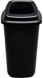 Plafor Sort szelektív hulladékgyűjtő, szemetes 28L fekete/fekete (PL-683-08)