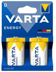 VARTA energy tartós elem, d, lr20, 1.5v, alkáli, 2db/csomag (4120229422)