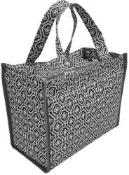 Welora Izotermikus táska, strandoláshoz vagy kempingezéshez, 29x16x23cm, fekete-fehér (JM1249987)