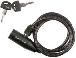 Dunlop Kerékpár zár kábel 8mmx150cm 2 kulcs vázra rögzíthető (XEH25256375)