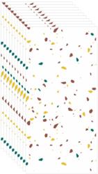 MACVI márványutánzatú öntapadós tapéta, vízálló, állítható, könnyen felszerelhető, hőálló, erős ragasztó, fedőfelület 1, 8 nm, 30x60 cm, 2 mm vastag, P8819 (10xM-30CM-AD-27)