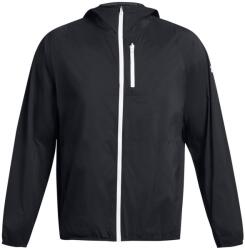 Under Armour Férfi sportdzseki Under Armour LAUNCH LIGHTWEIGHT JACKET fekete 1381879-001 - 3XL