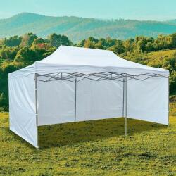 ProCart Cort de gradina quick tent, pliabil, 6x3x3 m, pavilion 3 pereti, inaltime reglabila, montare rapida
