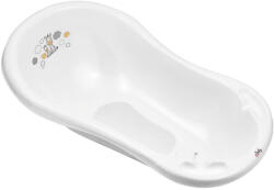 MALTEX Vanička so zátkou a protišmykovou podložkou Zebra 84 cm - White