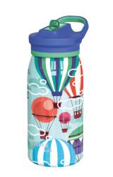 QUOKKA termosz szívószállal, Pop Kids 445 ml, Baloons
