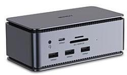 Lindy DST-Pro USB4, USB-C laptop dokkolóállomás