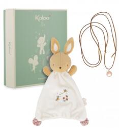Kaloo Set cadou Kallo - Jucărie de pluș și zornăitoare, Iepuraș (K210012)