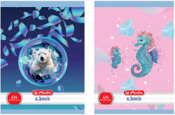 Herlitz 624 famentes, vonalas, vegyes, állatos minta, 1 db (60078292)