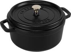 Staub La Cocotte 20cm Sütőedény kerek - Fekete (40509-487-0)