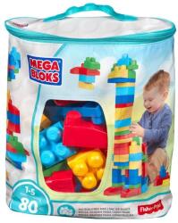 Mattel Mega bloks голяма торба с блокчета - синя (80) (DCH63)