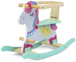  Fából készült hintaló háttámlával Milly Mally Lucky 12 Unicorn (5901761128833)