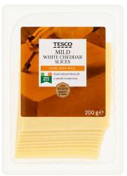 Tesco szeletelt, zsíros, kemény cheddar sajt 200 g
