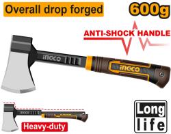 INGCO Secure profesionala cu maner antisoc 600g, cap forjat, INGCO HAX081600L (HAX081600L)