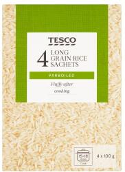 TESCO előgőzölt, hosszú szemű rizs főzőtasakban 4 x 100 g (400 g)