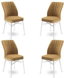 ASIR GROUP Étkezőszék Szett 4 db Flex - Cappuccino, Fehér