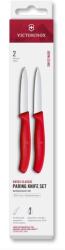 Victorinox - SWISS CLASSIC zöldségkéskészlet, 8 cm penge, 2 db, piros 6.7401. 2C1 (GG792)