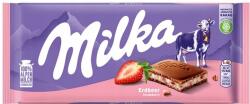 Milka Alpine Tejcsokoládé Tejszínhabbal és Eperrel 100g (7622300291785)