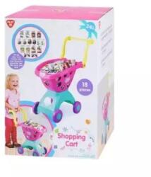 Playgo Playgo: Szivecskés bevásárló kocsi készlet - 18 darabos - pcx