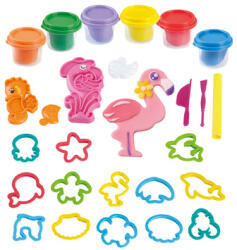 Playgo Playgo: Tengerparti állatok gyurmaszett - pcx