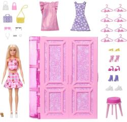 Mattel Barbie garderoba de vis în culori pastelate cu păpușa (25HXD58) Papusa Barbie