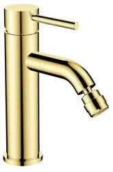 Besco Baterie bideu monocomanda, fara ventil, auriu lucios, Besco Veo BB-V-ZL BB-V-ZL (BB-V-ZL)