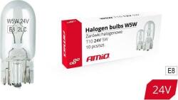 AMiO Halogén Izzó W5W 24V 5W T10 10 db (V31AC-AMI-01002) (V31AC-AMI-01002)