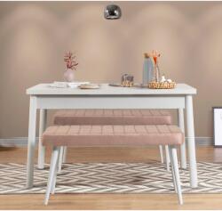 ASIR GROUP Étkezőgarnitúra 3 db Costa 0900 - Fehér, Stone