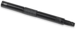 XLC PU-X10 presta szelep hosszabbító, gumigyűrűs, alu, fekete, 50 mm, 1 db