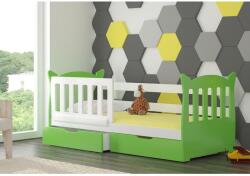 ADRK Ágy matraccal LENA, Fehér, Zöld