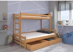 ADRK Háromszemélyes emeletes ágy matraccal BENITO 200x80, Bükk