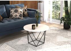 ADRK LIAM kávéasztal, Fekete, Fehér - sprintbutor