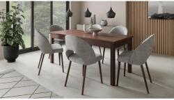 ADRK Asztal és székek garnitúra RODOS 82, Sötét dió - sprintbutor