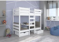 ADRK BART emeletes ágy 200x90, Fehér