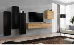 Wipmeble SWITCH 26 szekrénysor III artisan-fekete