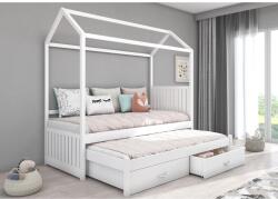 ADRK Jonaszek házikó ágy 200x90, Fehér