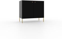 ADRK Tili 2D Komód, Fekete, Fekete - sprintbutor