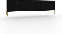 ADRK Tili 3D TV-szekrény, Fekete, Fekete - sprintbutor