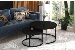 ADRK OKIN 2 az 1-ben kávéasztal, Fekete, Fekete - sprintbutor