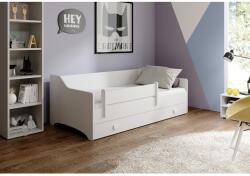 ADRK Ágy NAOMI 160x80 matraccal, Fehér, Fehér - sprintbutor