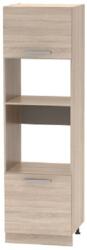 TEMPO KONDELA Szekrény beépíthető készülékekre, tölgy sonoma, NOVA PLUS NOPL-084-00 - sprintbutor