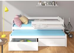 ADRK Ágykeret dupla TIARRO korláttal 200x90, Fehér - sprintbutor