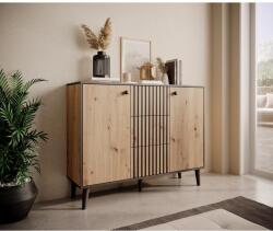 ADRK Komód FADI, Artisan, Fekete - sprintbutor