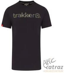 Trakker CR Logo T-shirt Black Camo L - Trakker Póló (207867)
