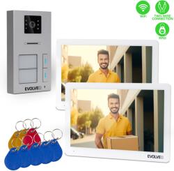 EVOLVEO DoorPhone 20-2W - 2-vezetékes videotelefon alkalmazással két háztartás számára és 32 GB memóriával