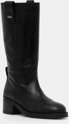 Karl Lagerfeld bőr csizma BROOKLYN - fekete Női 39 - answear - 91 990 Ft